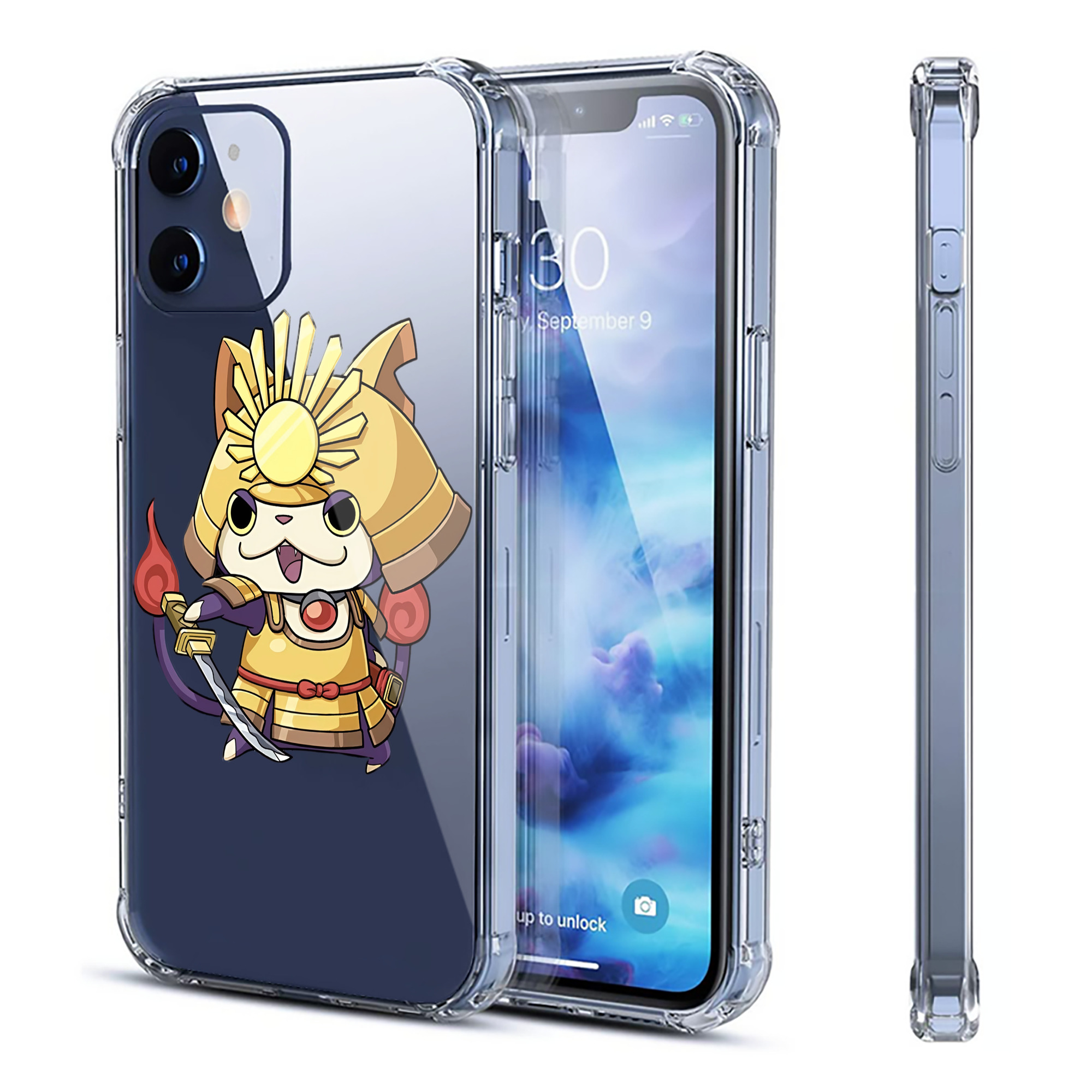 （画像用） 妖怪ウォッチ Yo-kai Watch 【iPhone 12シリーズ対応】透明スマホケース（クリアソフトケース）